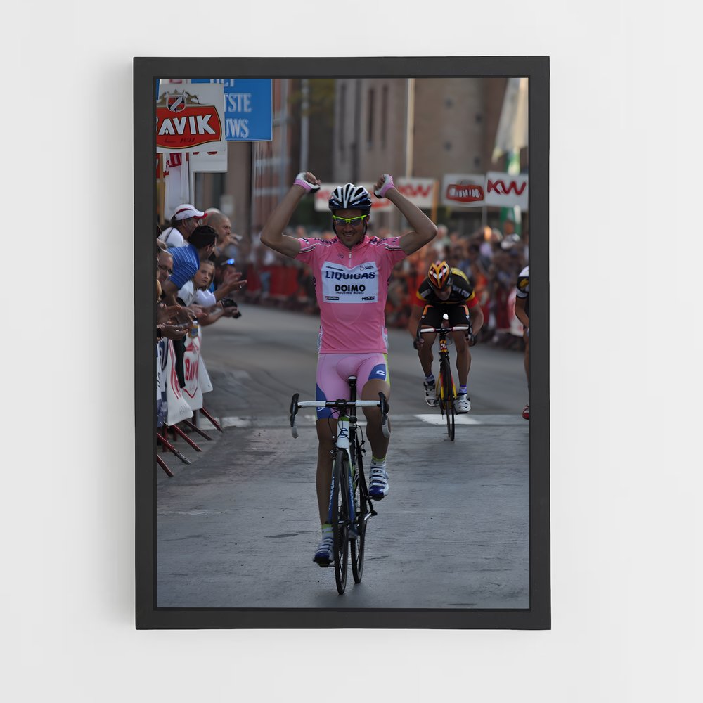 Poster La Réflexion du Cycliste – affiche Cyclisme (vue 2)